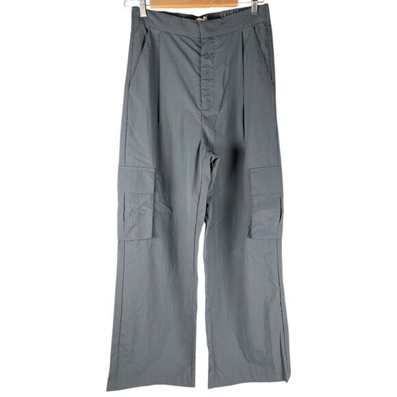 WILO The Label Anthropologie Parachute Fly Cargo Pants Gunmetal Gray Small NWT - Picture 2 of 8